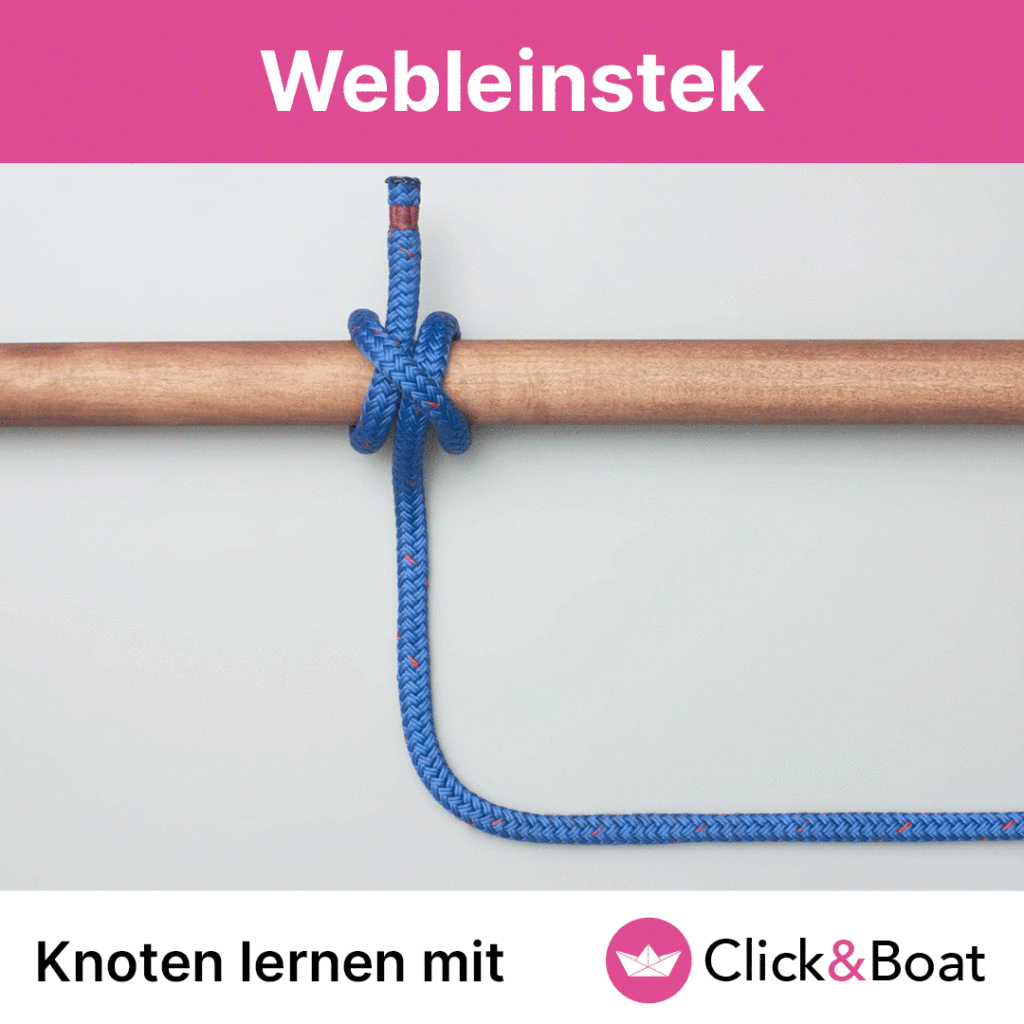Knoten für Boote - Webleinstek lernen