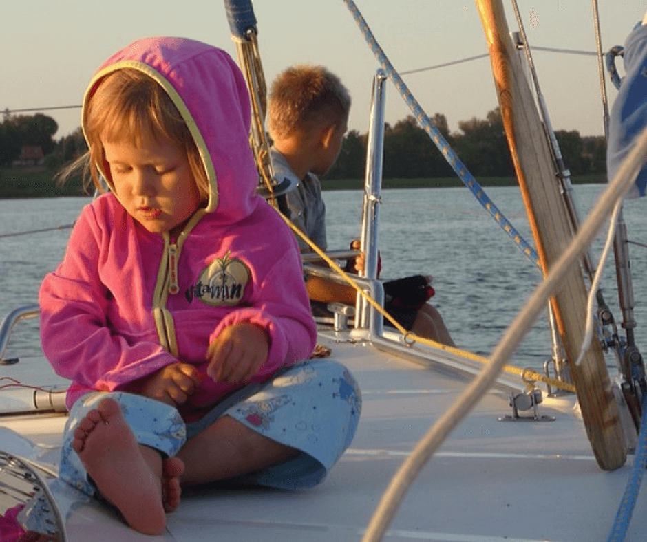 Familienurlaub auf dem Segelboot