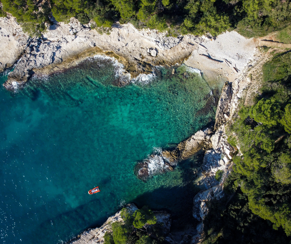 Bucht bei Pula in Kroatien