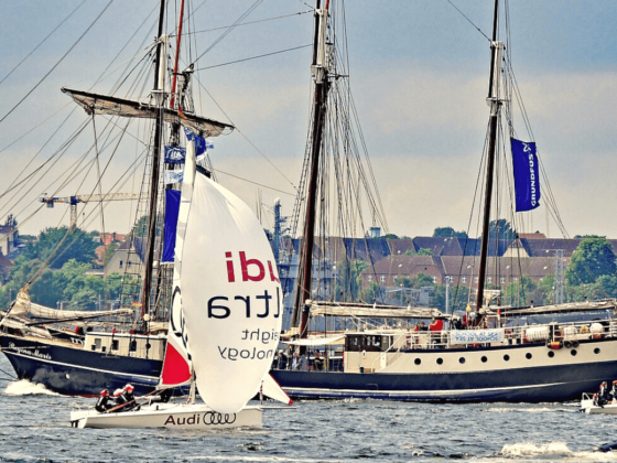 Segelboote Windjammerparade Kieler Woche 2022