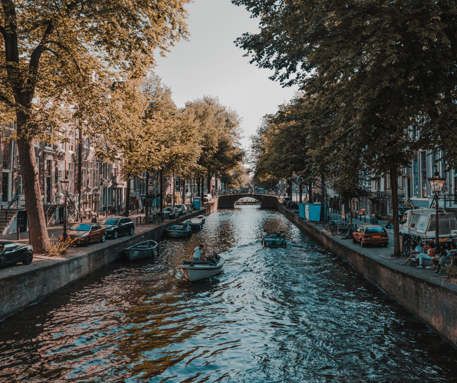 Kanal in Amsterdam 