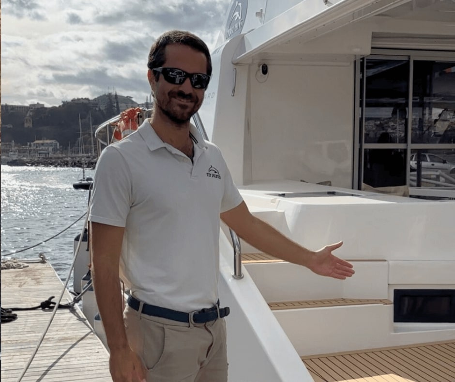 Erfahrener Skipper bei einer Delfin Tour auf Madeira