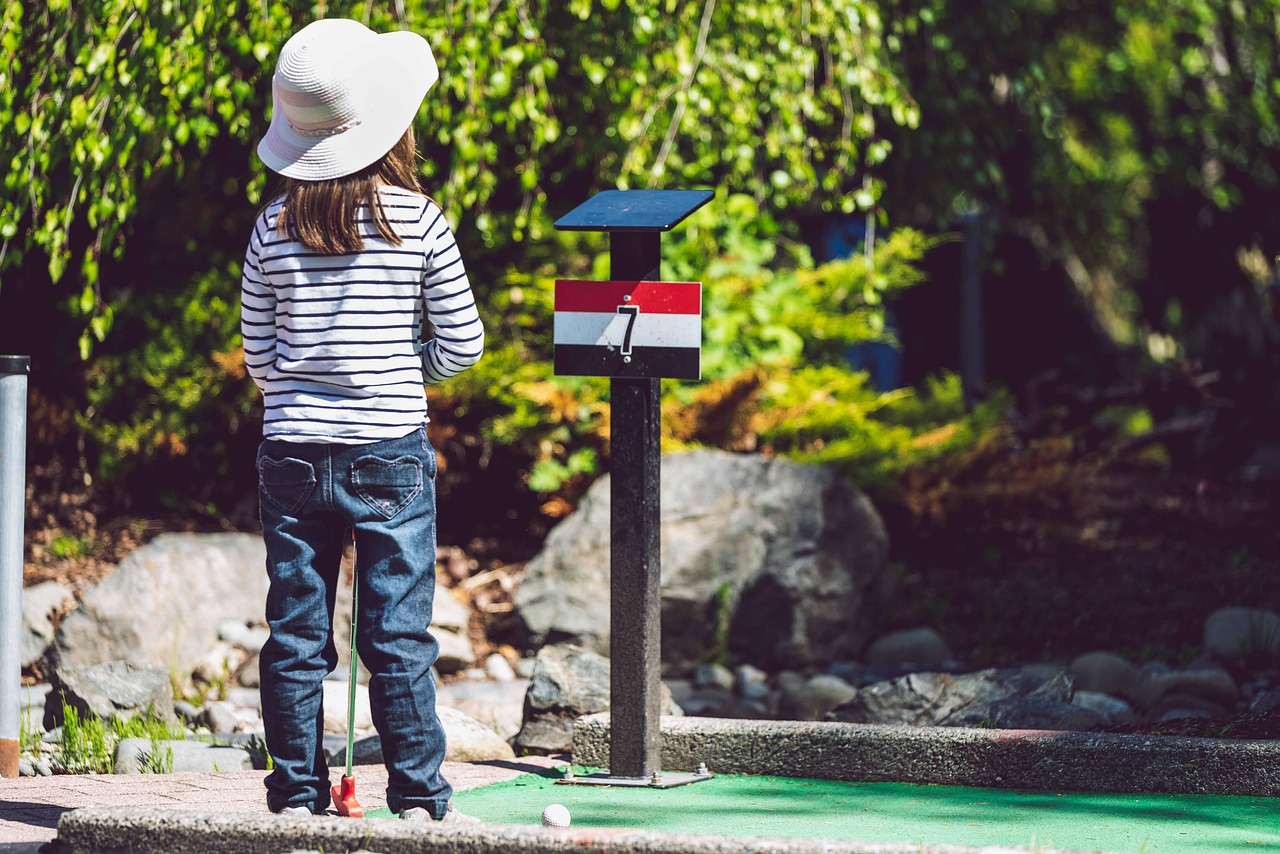 Minigolfen in im Hausbooturlaub am See