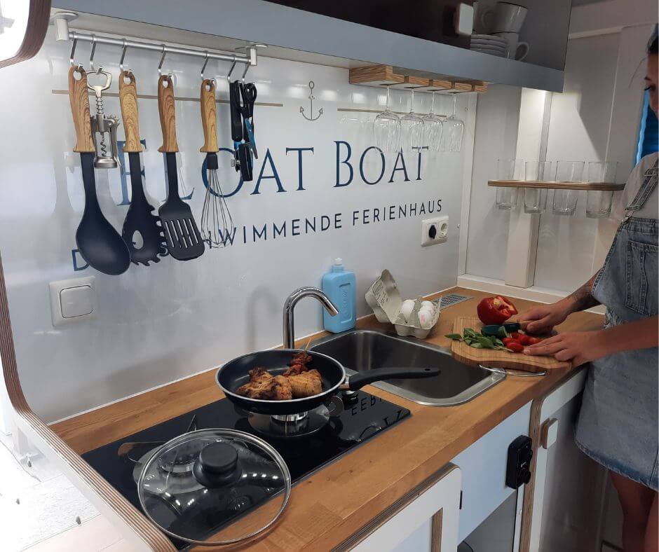 Kochen an Bord im achtsamen Urlaub