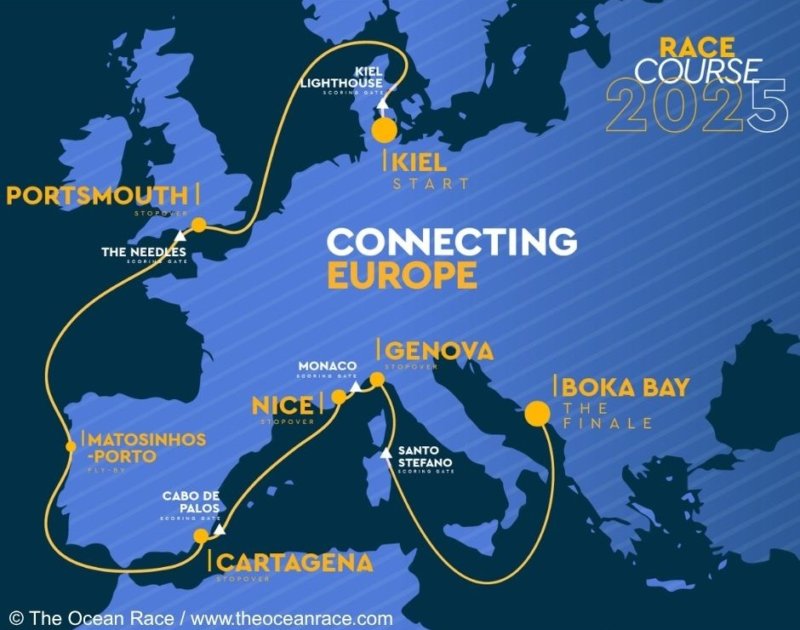 Route des Ocean Race Europe 2025