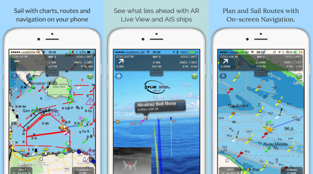 SeaNav Marine Navigation App