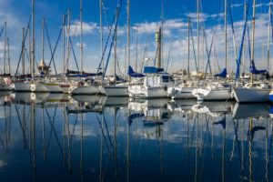 Manu sailboats in a marina, boat maintenance advice