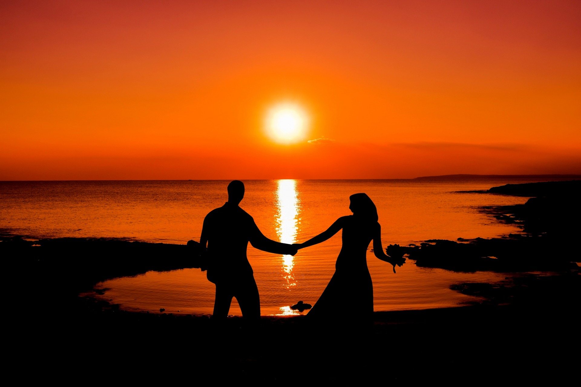 sunset honeymoon