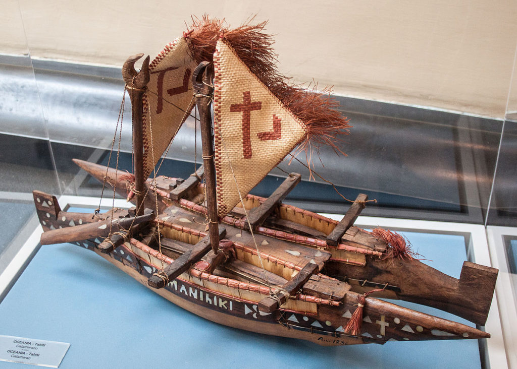 Polynesian Catamaran model