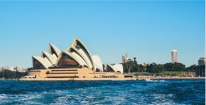 Sydney Opera from the sea