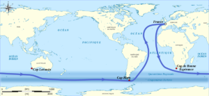 Vendee Globe Sailing Map