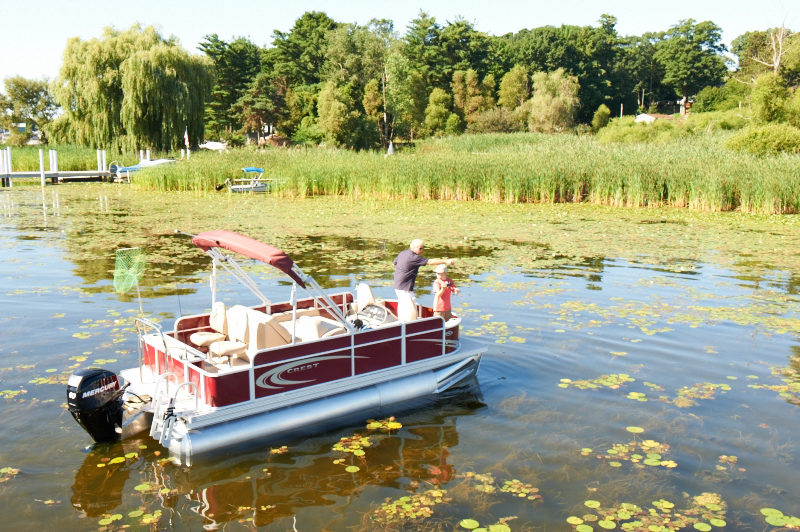 Fishing on a Pontoon Boat Rental