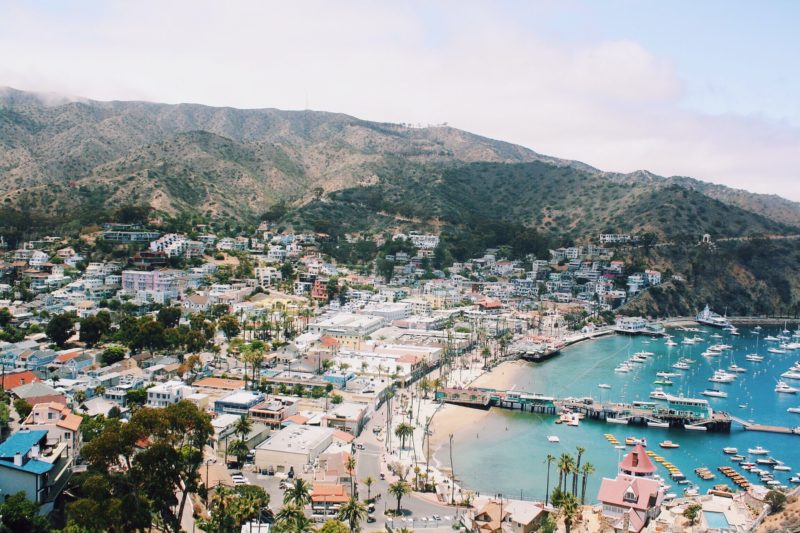 Town of Avalon on Santa Catalina Island, CA