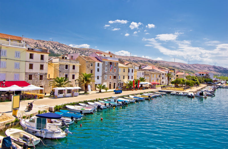 Port of Pag Island, Croatia