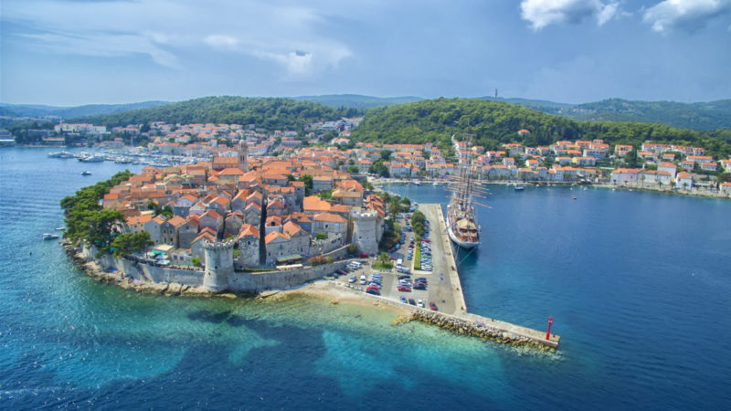 Korcula Island in Croatia