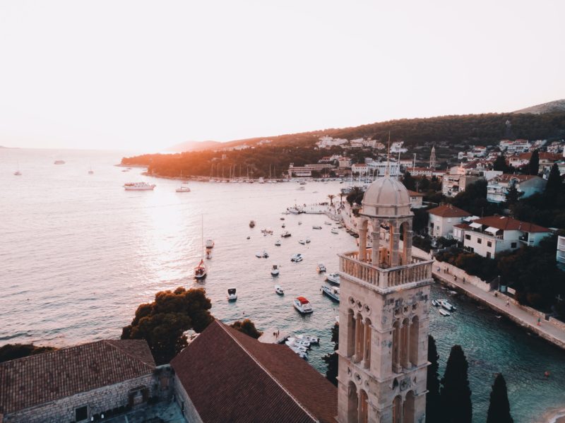 Boating in Hvar, Croatia