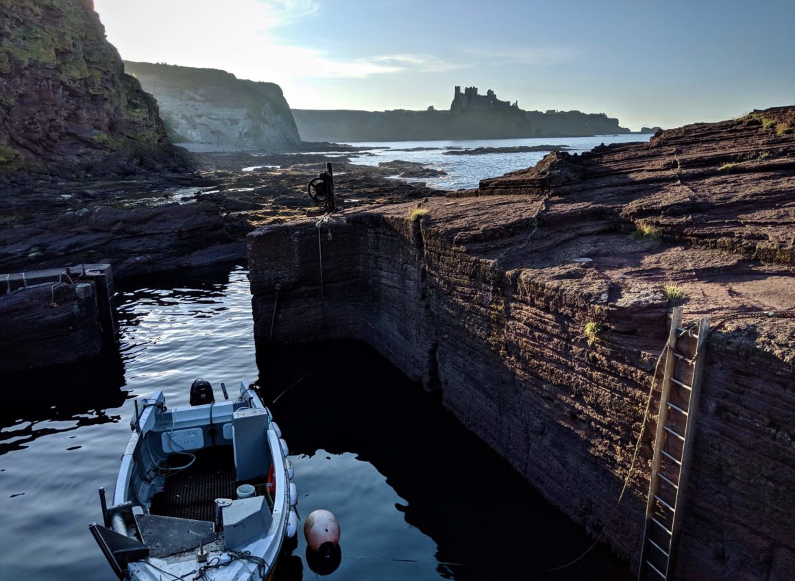 Tantallon Castle. UK's best beaches.