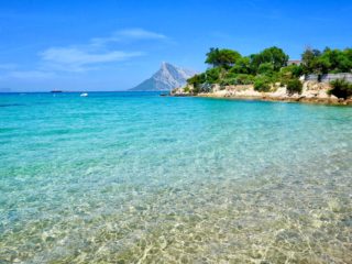 Crystal-clear waters and scenic landscape on one of the best European beaches