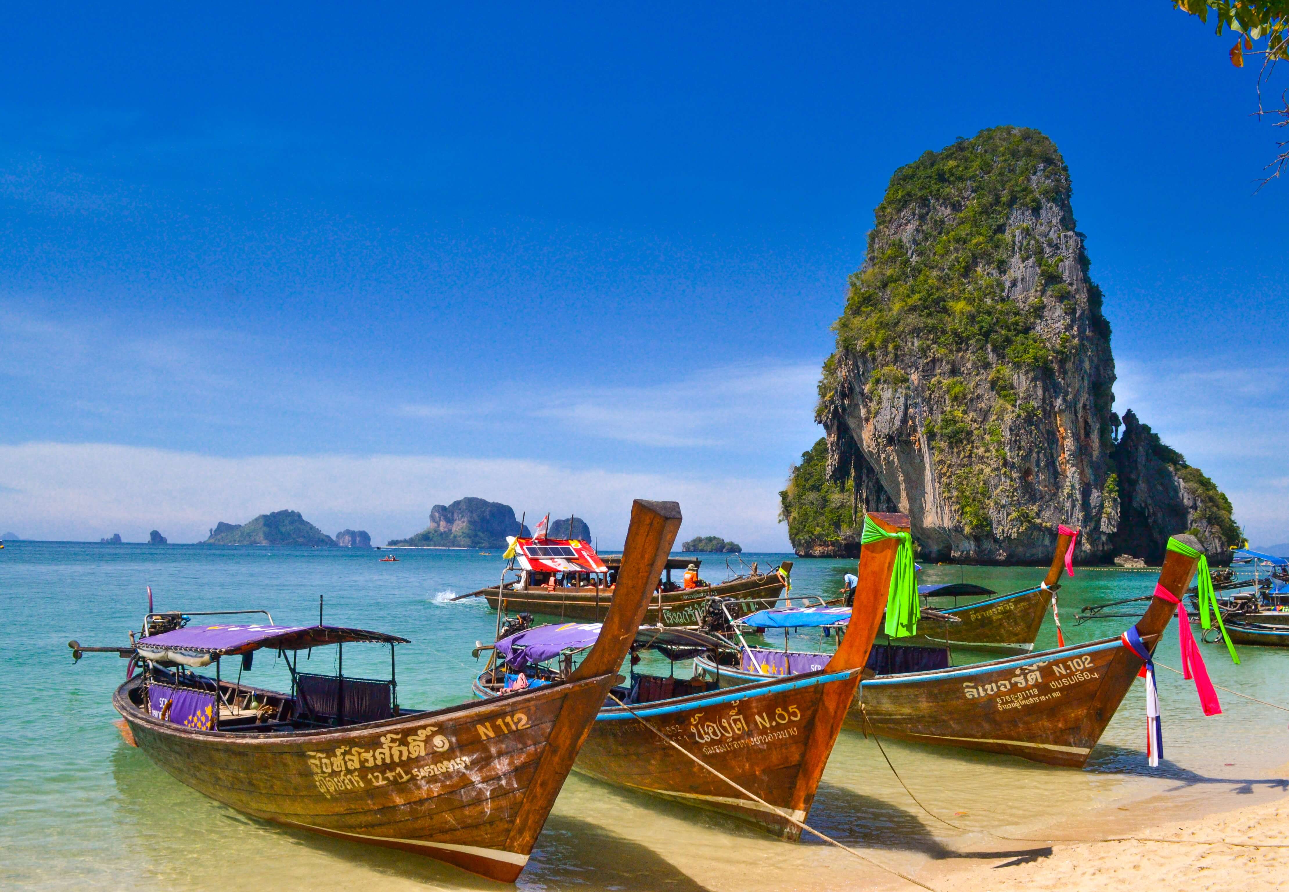 lugares exóticos como Tailandia