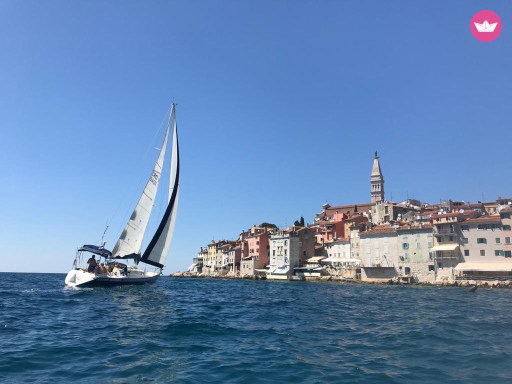 Navegando en las costas de Croacia