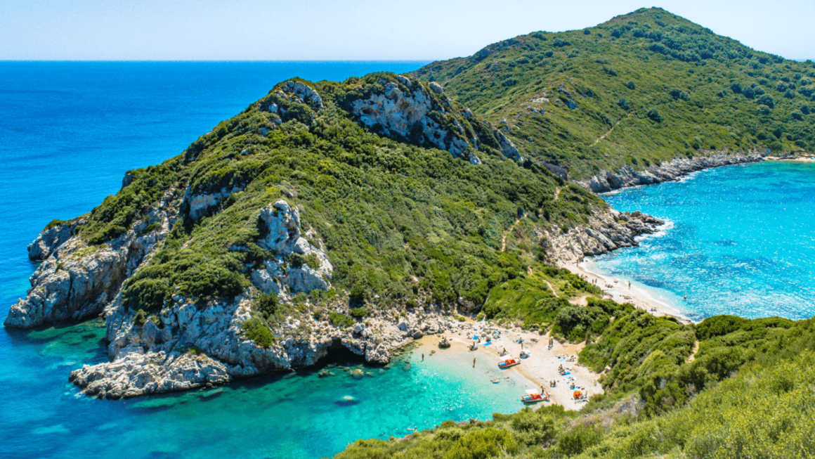 Playas de Corfú en Grecia