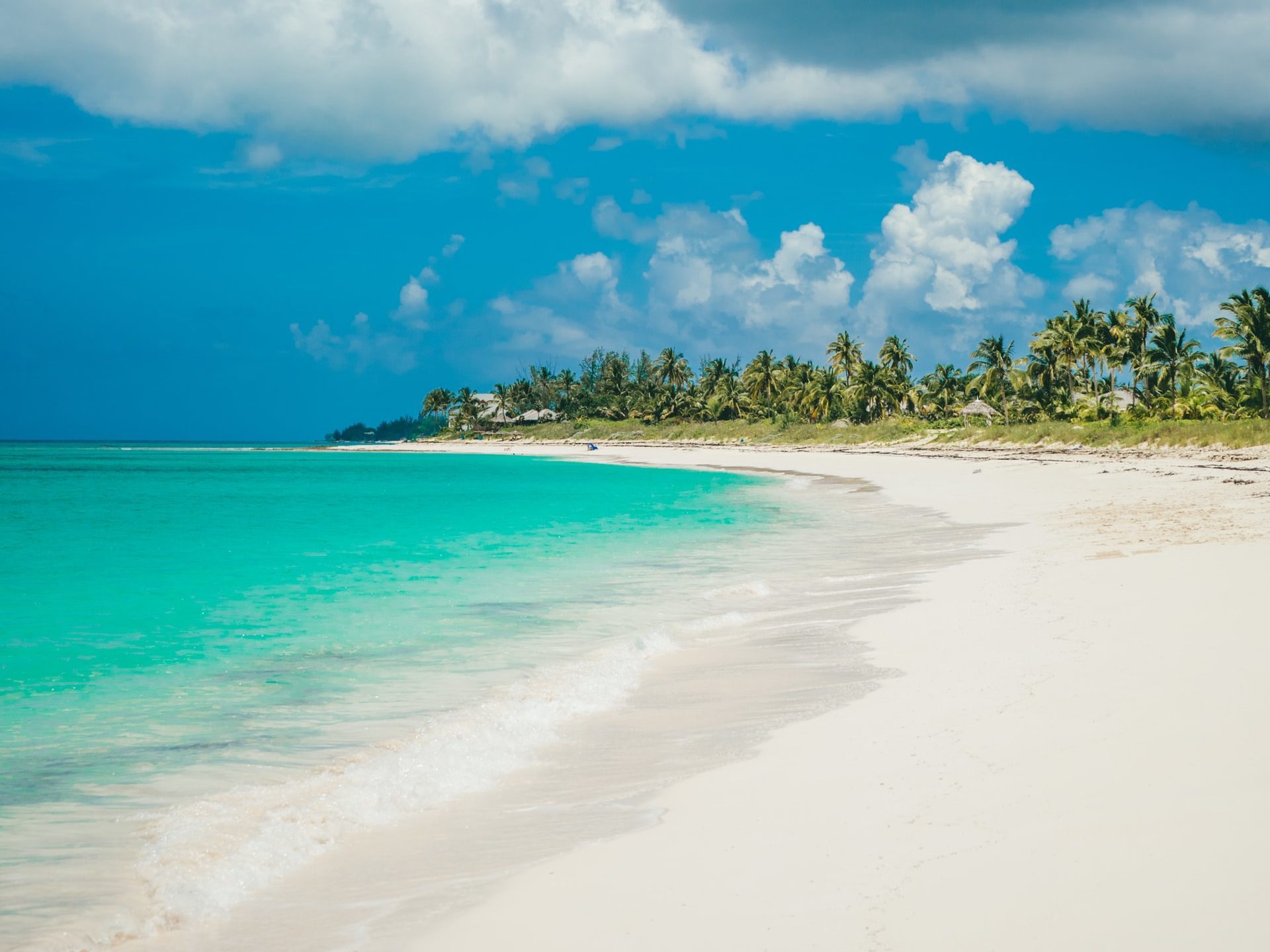 Playa de una de las mejores playas de las Bahamas.