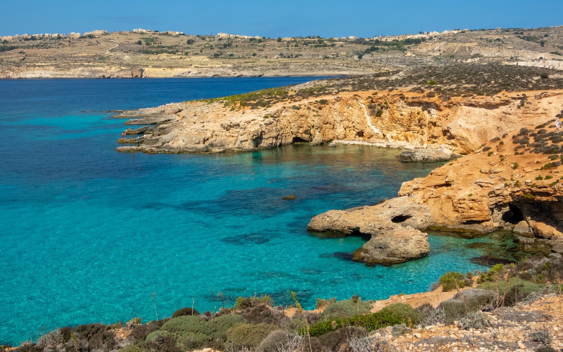 Comino es una isla del mediterráneo que se encuentra en Malta