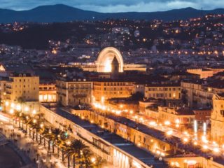 promenade des anglais en Niza, Francia