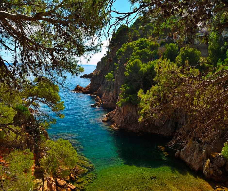 Cala Pedrosa en Tamariu