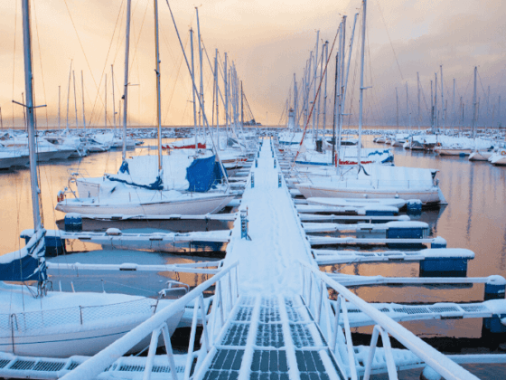 noleggio barche in inverno