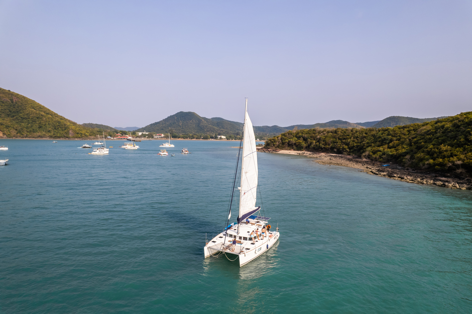 Yacht a noleggio in navigazione