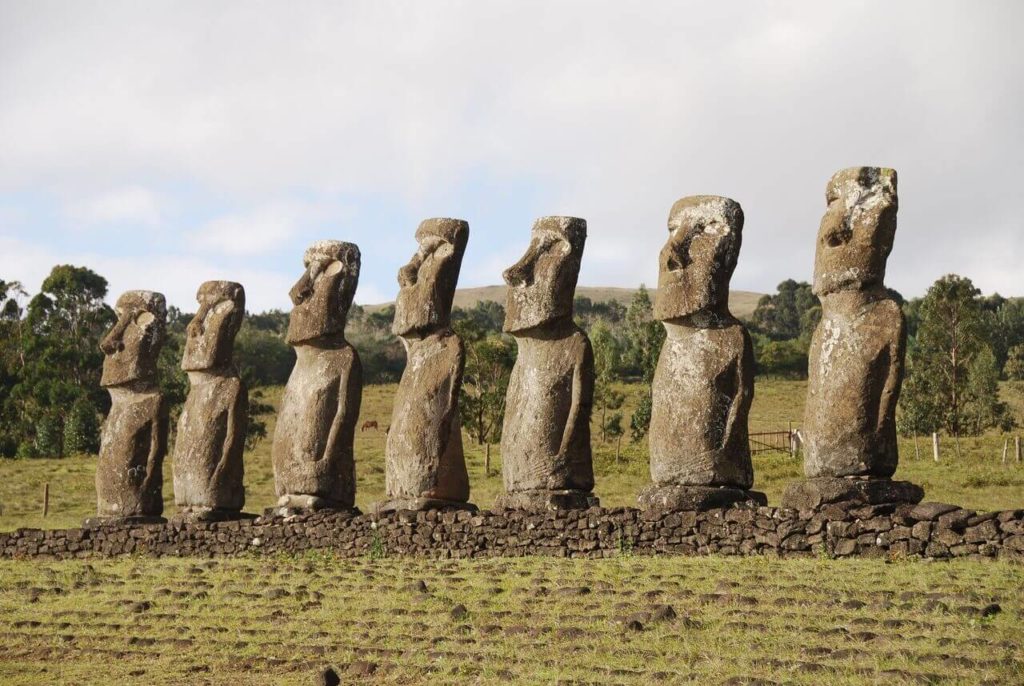 Wyspa Wielkanocna Głowy Moai
