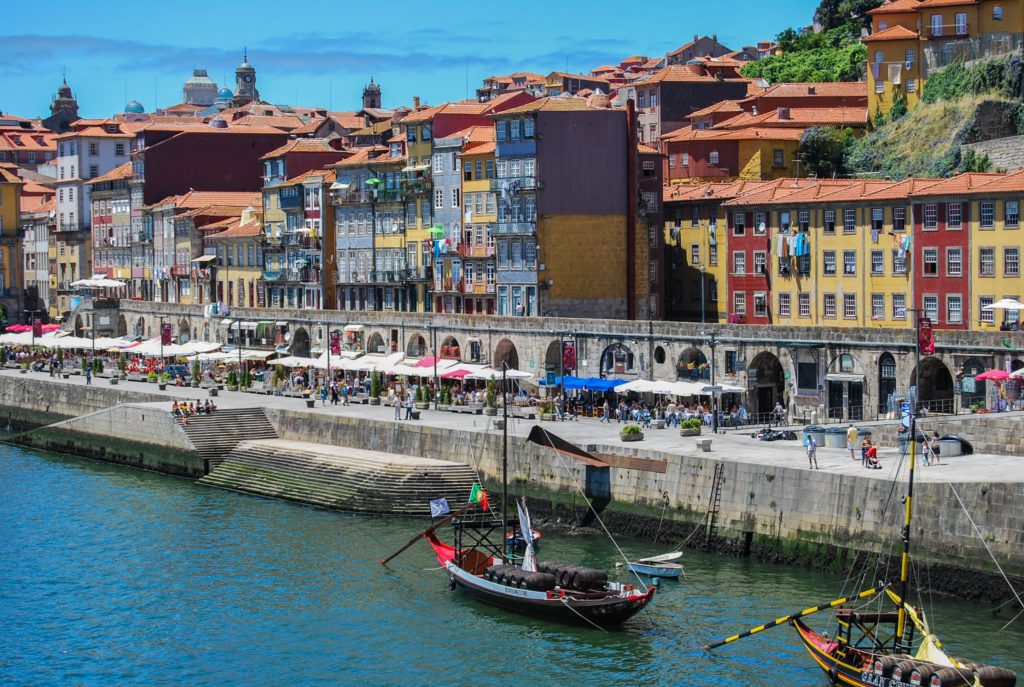 Porto rzeka łodzie 