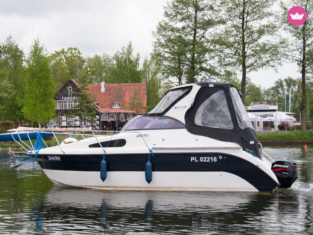 łódź motorowa bez patentu shark 700