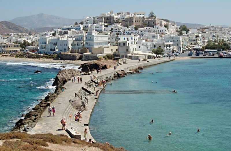 naxos hamn öar i grekland