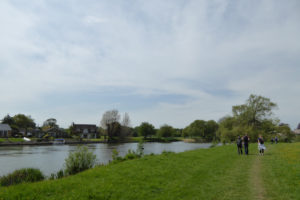 sailing up the Thames River