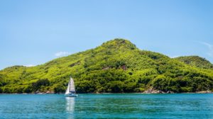 Sailing in Seychelles