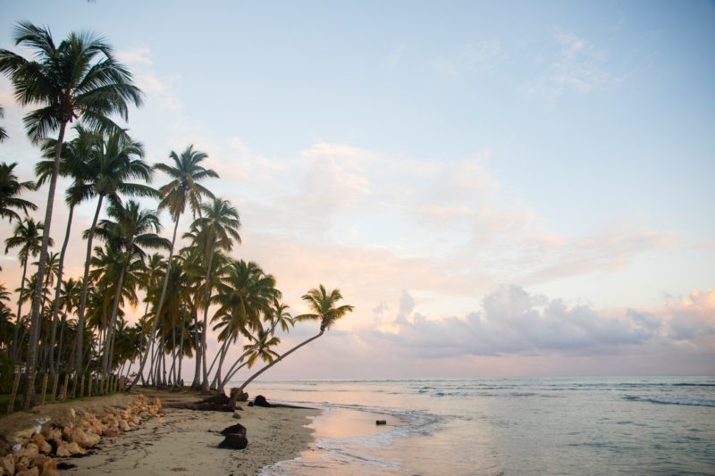 Sunset on a beach