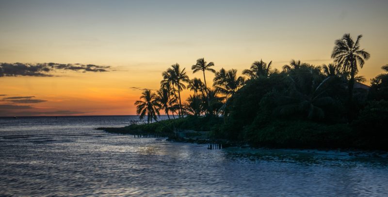 Sunset off the coast of Naples Florida