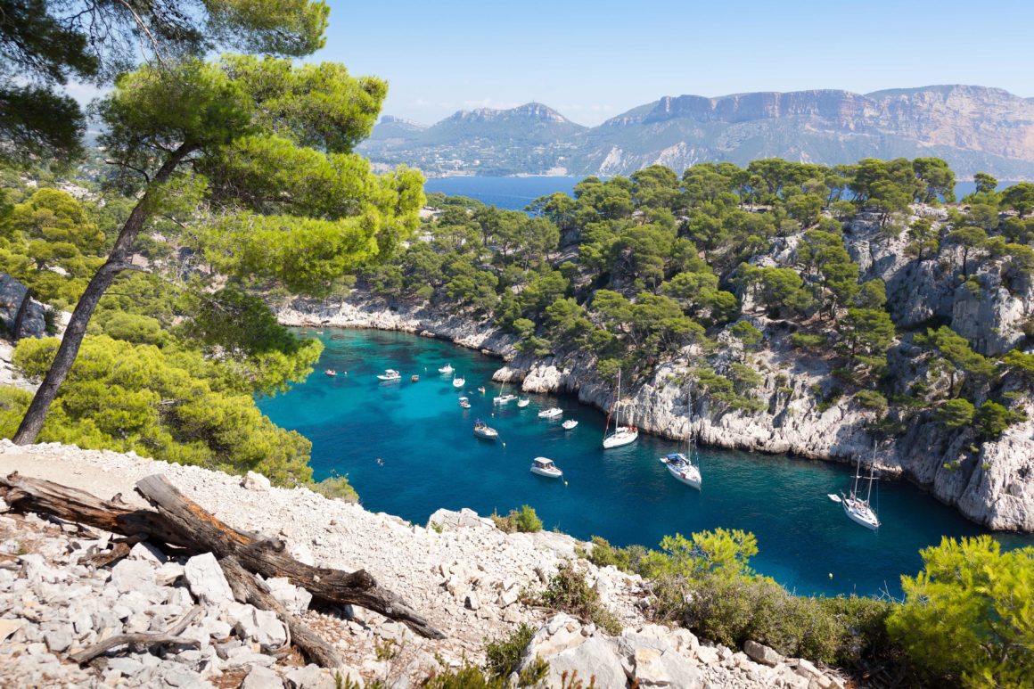 Calanques in South of France