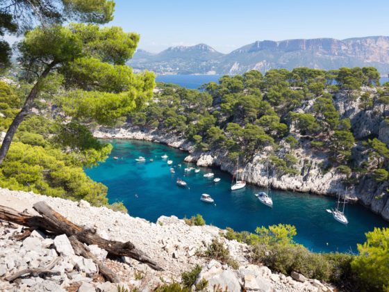 Calanques in South of France