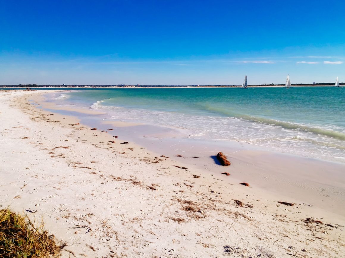 Honeymono island, boating in Honeymoon island 