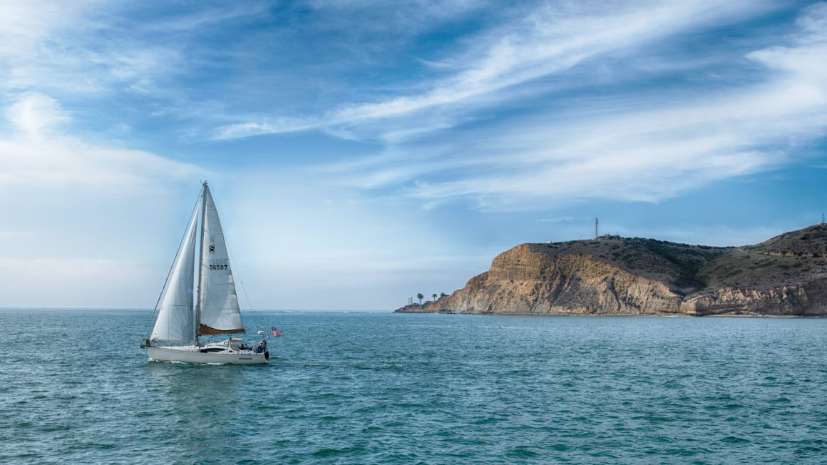 Sailboat in San Diego, California