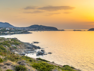 Location bateau Ajaccio avec coucher de soleil