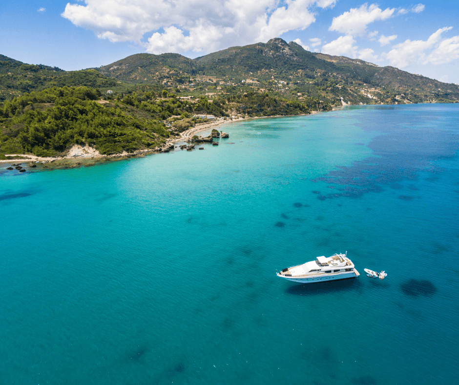 Vue sur la mer autour de Saint-Florent