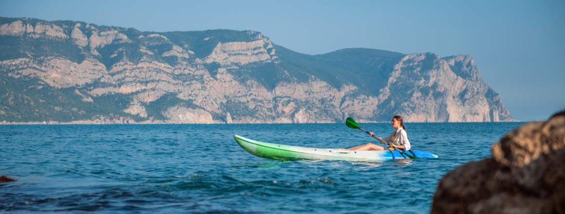 Canoë dans la baie de Marseille