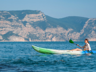 Canoë dans la baie de Marseille
