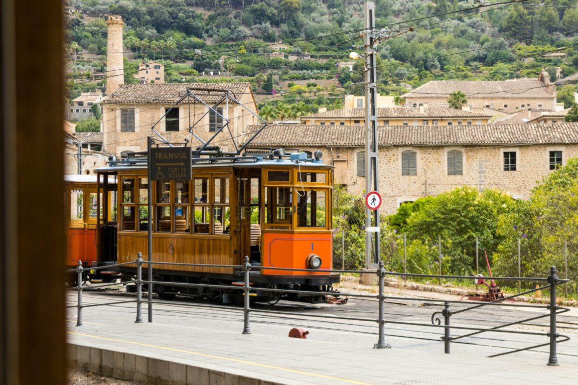 Tramway en bois de Sóller à Majorque